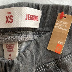 Mossimo XS grey gray jeggings stretch pants